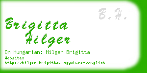 brigitta hilger business card